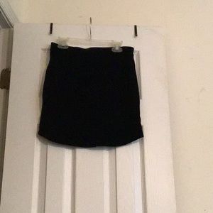 Small FOREVER21 velvet black mini skirt